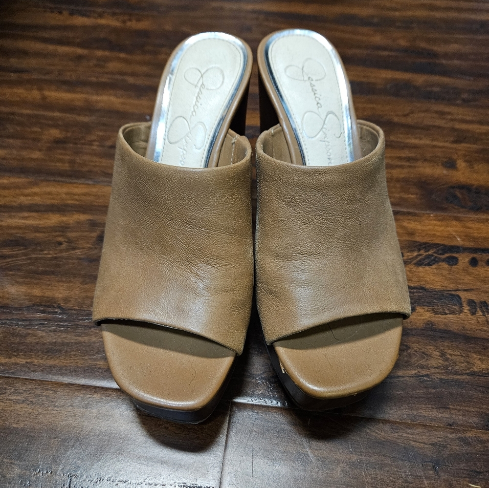 Jessica Simpson Brown Wedges